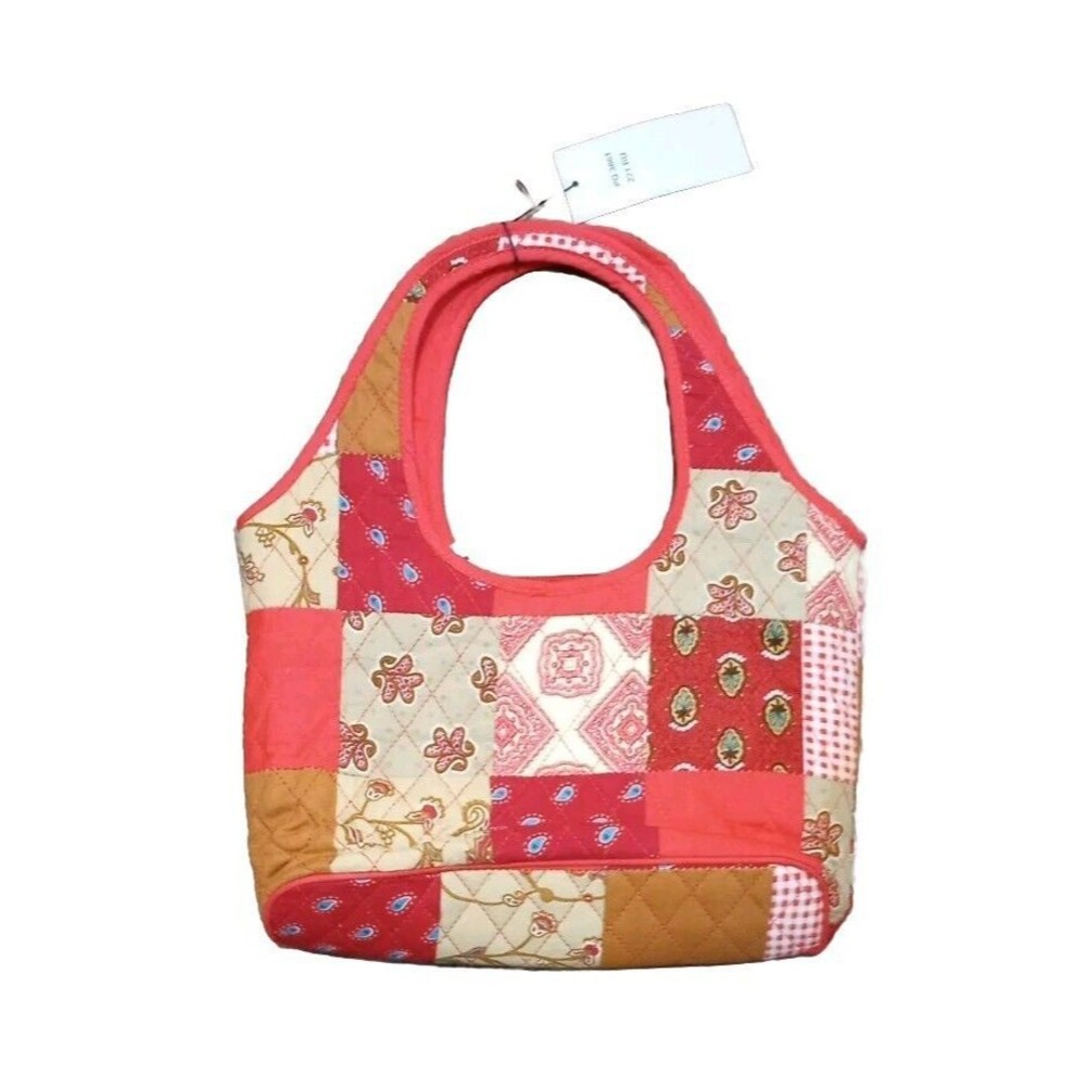 Bueno Boho Style Patchwork Handbag Orange White New With Tags Hippie Ret…